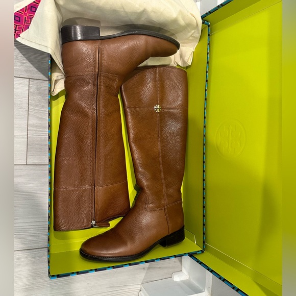EUC Tory Burch Jolie Riding boots - Picture 2 of 10